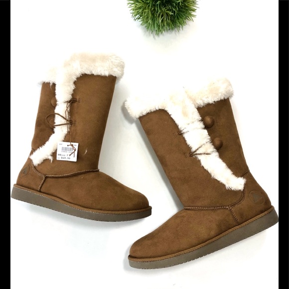 faux suede ugg style boots